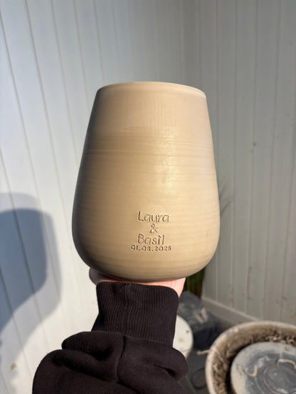 Hochzeitsgeschenk Vase / Made to order (Kopie)