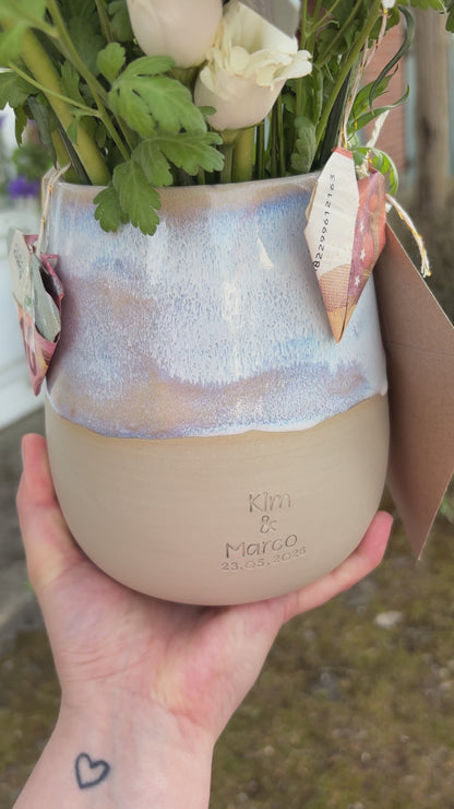 Hochzeitsgeschenk Vase / Made to order (Kopie)